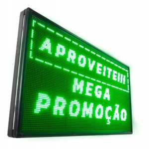 Painel De LED, Letreiro Digital 135cm x 71cm Alto Brilho
