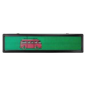 Painel De Led Letreiro Digital P5 199cm x 23cm Colorido Rgb Smd - Uso Externo