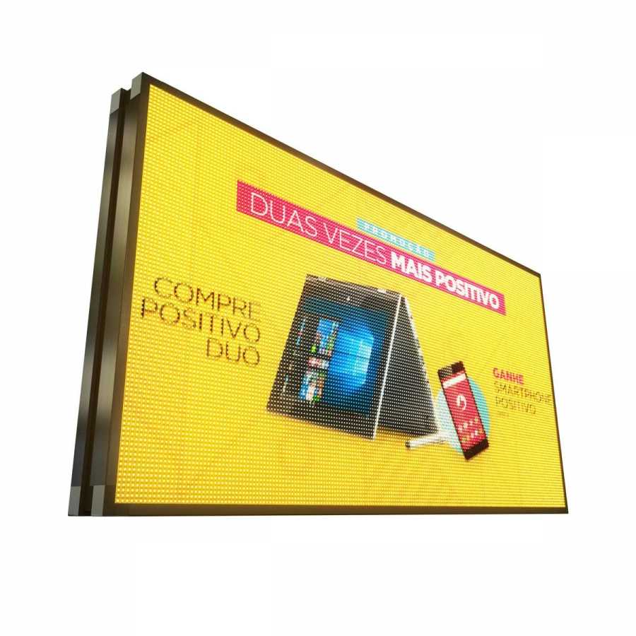 Painel De Led P10 De 200cm X 100cm Full Color Suporta Vídeos - Uso Externo Painel De Led P10 De 200cm X 100cm Full Color Suporta Vídeos - Uso Externo