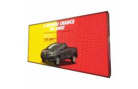 Painel De Led P10 De 230cm X 119cm Full Color Suporta Vídeos - Uso Externo