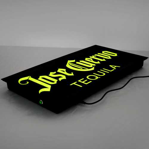 Placa Led Letreiro Luminoso Neon 44x24cm Tequila Jose Cuervo