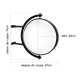 Orbite Luminoso Dupla Face Giratório Outdoor Branco Orbite Luminoso Dupla Face Giratório Outdoor Branco