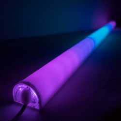 Tubo de LED 1m, 10 Efeitos Iluminação IP65 Outdoor 220v