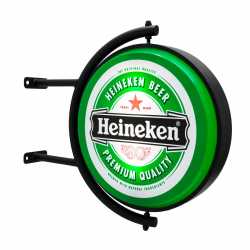 Luminoso Orbite  Dupla Face Giratório Heineken Outdoor