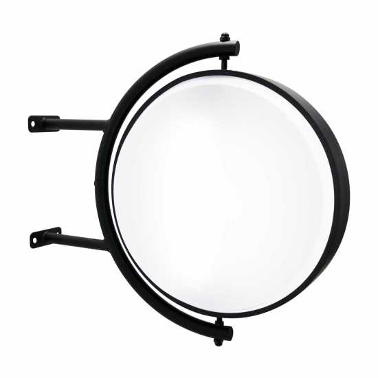 Orbite Luminoso Dupla Face Giratório Outdoor Branco Orbite Luminoso Dupla Face Giratório Outdoor Branco