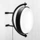Orbite Luminoso Dupla Face Giratório Outdoor Branco Orbite Luminoso Dupla Face Giratório Outdoor Branco