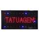 Letreiro De Led Pub Placa de Sinalização Tatuagem com Efeito Luminoso 48cm x 25cm Letreiro De Led Pub Placa de Sinalização Tatuagem com Efeito Luminoso 48cm x 25cm