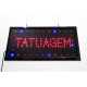 Letreiro De Led Pub Placa de Sinalização Tatuagem com Efeito Luminoso 48cm x 25cm Letreiro De Led Pub Placa de Sinalização Tatuagem com Efeito Luminoso 48cm x 25cm