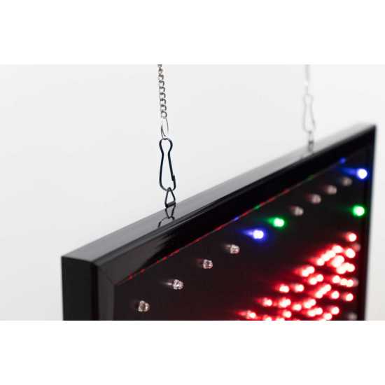 Letreiro De Led Pub Placa de Sinalização Tatuagem com Efeito Luminoso 48cm x 25cm Letreiro De Led Pub Placa de Sinalização Tatuagem com Efeito Luminoso 48cm x 25cm