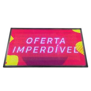 Painel De LED RGB, Letreiro Digital 103cm x 71cm Colorido 