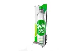 Totem de LED P2.5 Full Color - Painel 193x65cm para Uso Interno de Alta Definição