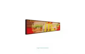 Painel De Led P5 De 199cm X 39cm Full Color Suporta Vídeos RGB - Uso Externo