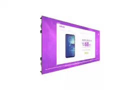 Painel de LED, 192 cm x 96 cm Luminoso de LED Full Color P10 Externo