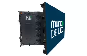 Gabinete de Alumínio 128cm x 96cm Full Color Com Resolução P5 - Outdoor - Conexão com Nuvem, WI-FI e RJ45