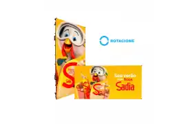 Painel Gabinete de LED P2.97 Full Color 100cm x 50cm Indoor
