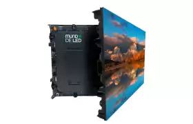 Gabinete de Alumínio 128cm x 96cm Full Color Com Resolução P8 - Outdoor - Conexão com Nuvem, WI-FI e RJ45