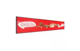 Painel de Led P5 Full Color 295cm x 55cm Para Publicidade com Vídeos - Uso Externo