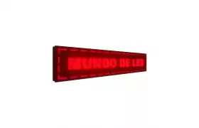Painel De LED Dupla Face Letreiro Luminoso 199cm x 39cm Alto Brilho