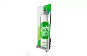 Totem de LED P2.5 Full Color - Painel 193x65cm para Uso Interno de Alta Definição