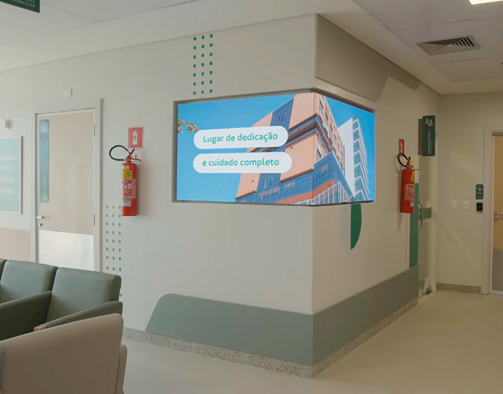 Painel de LED de canto P2.5 em Fortaleza (CE)
