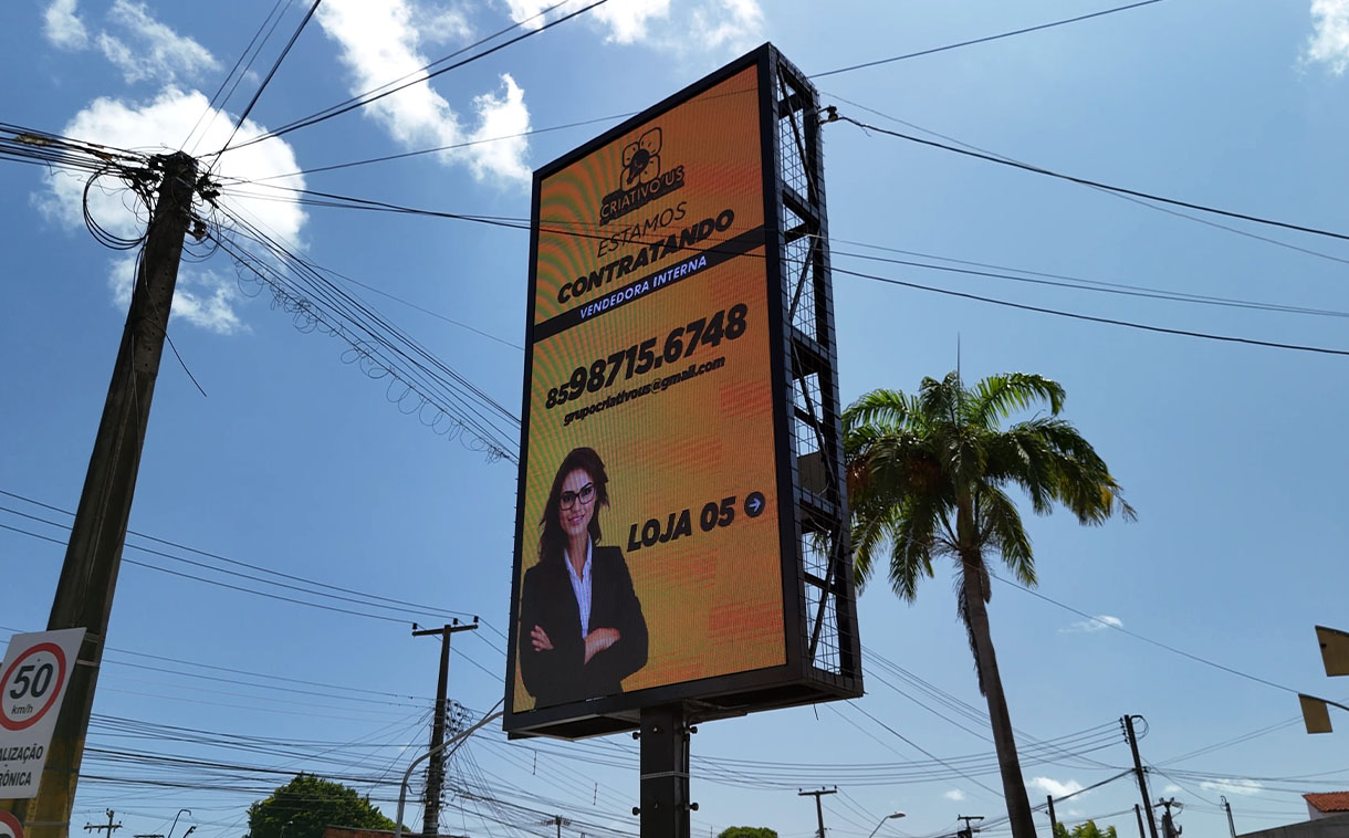 Painel de LED para lateral de campo