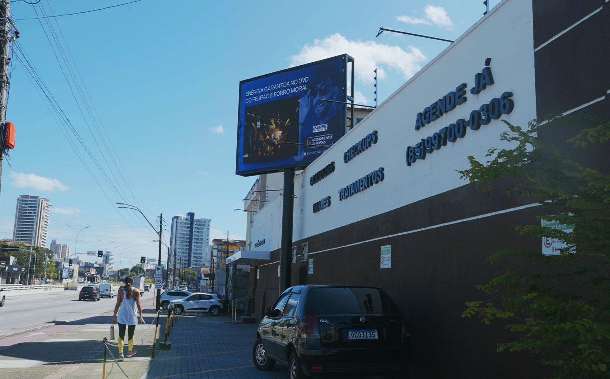 Painel de LED para lateral de campo