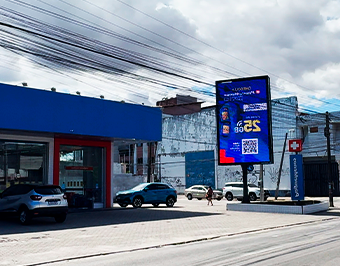 Como Painel de LED P5 outdoor 3x5 melhora comunicação visual em Fortaleza