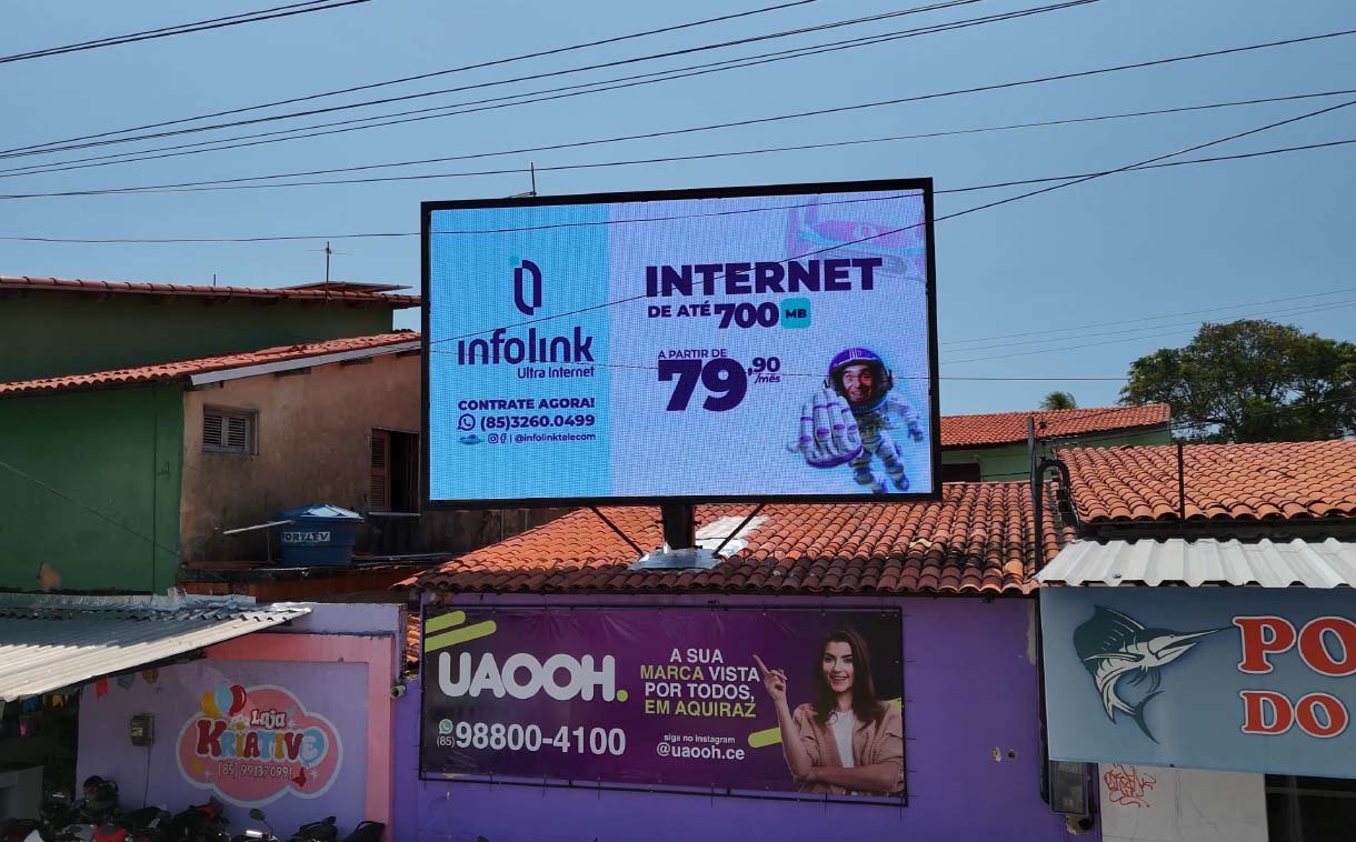 Painel de LED para lateral de campo