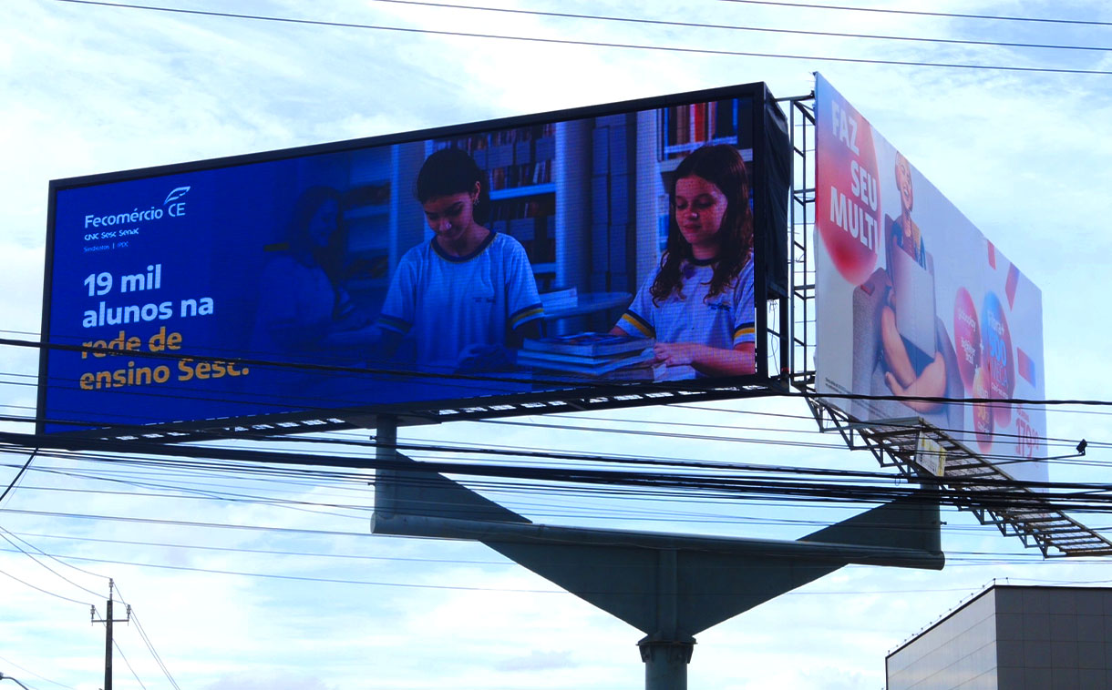 Painel de LED para lateral de campo