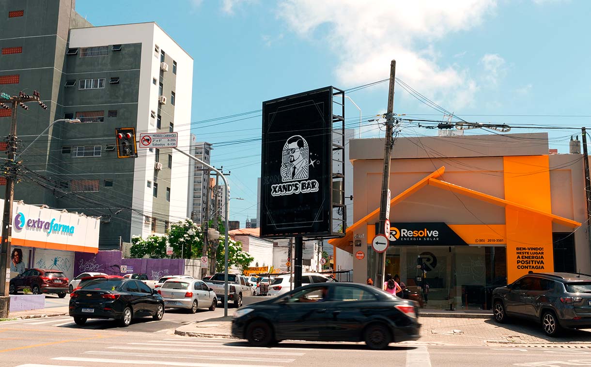 Painel de LED para lateral de campo