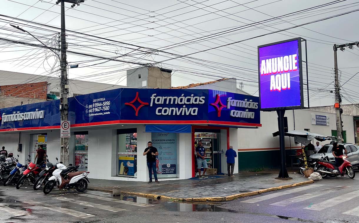 Painel de LED para lateral de campo