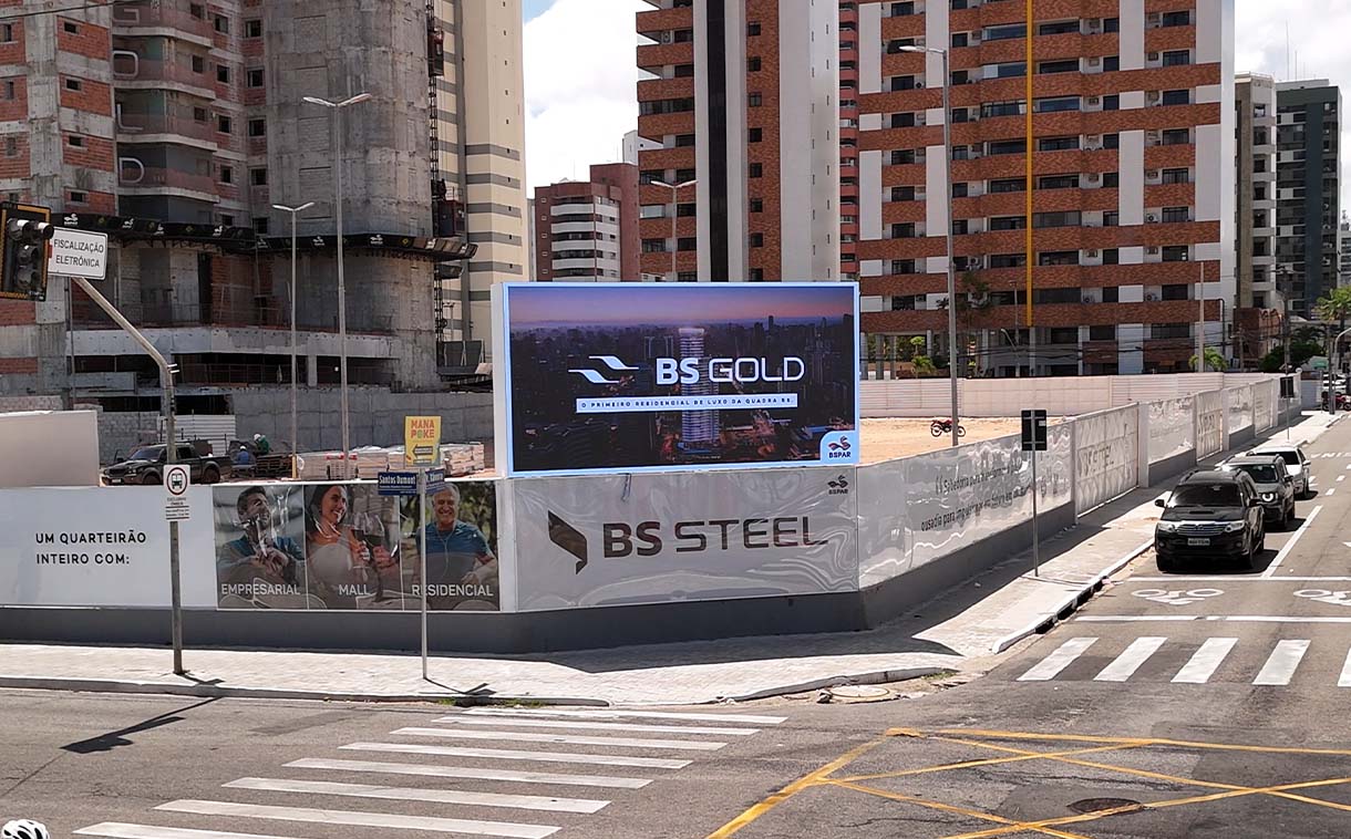 Painel de LED para lateral de campo