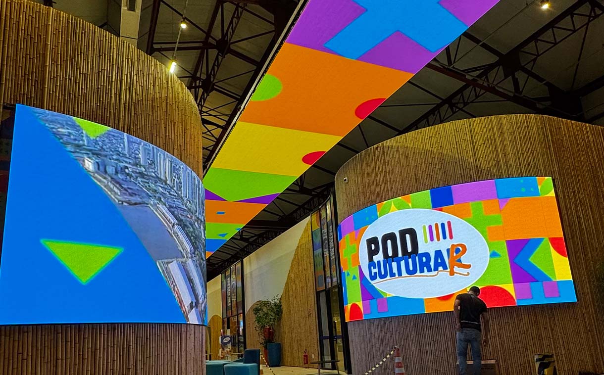 Painel de LED para lateral de campo