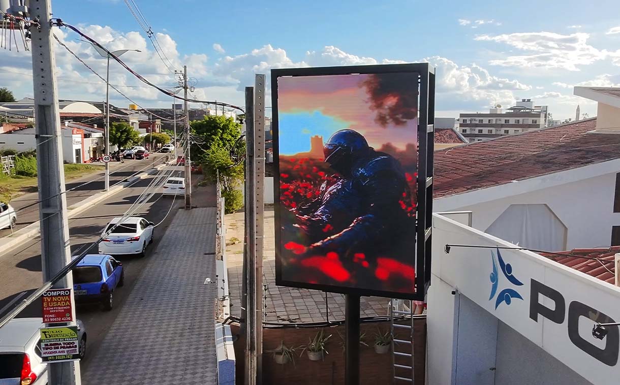 Painel de LED para lateral de campo