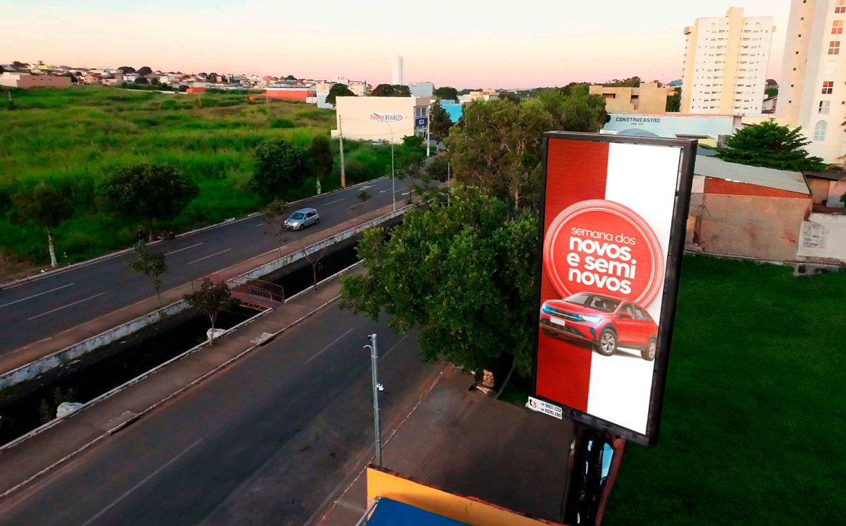 Painel de LED para lateral de campo