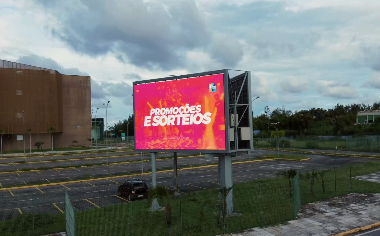 Painel de LED para lateral de campo