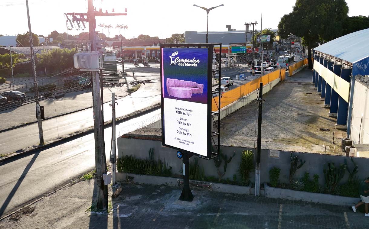 Painel de LED para lateral de campo