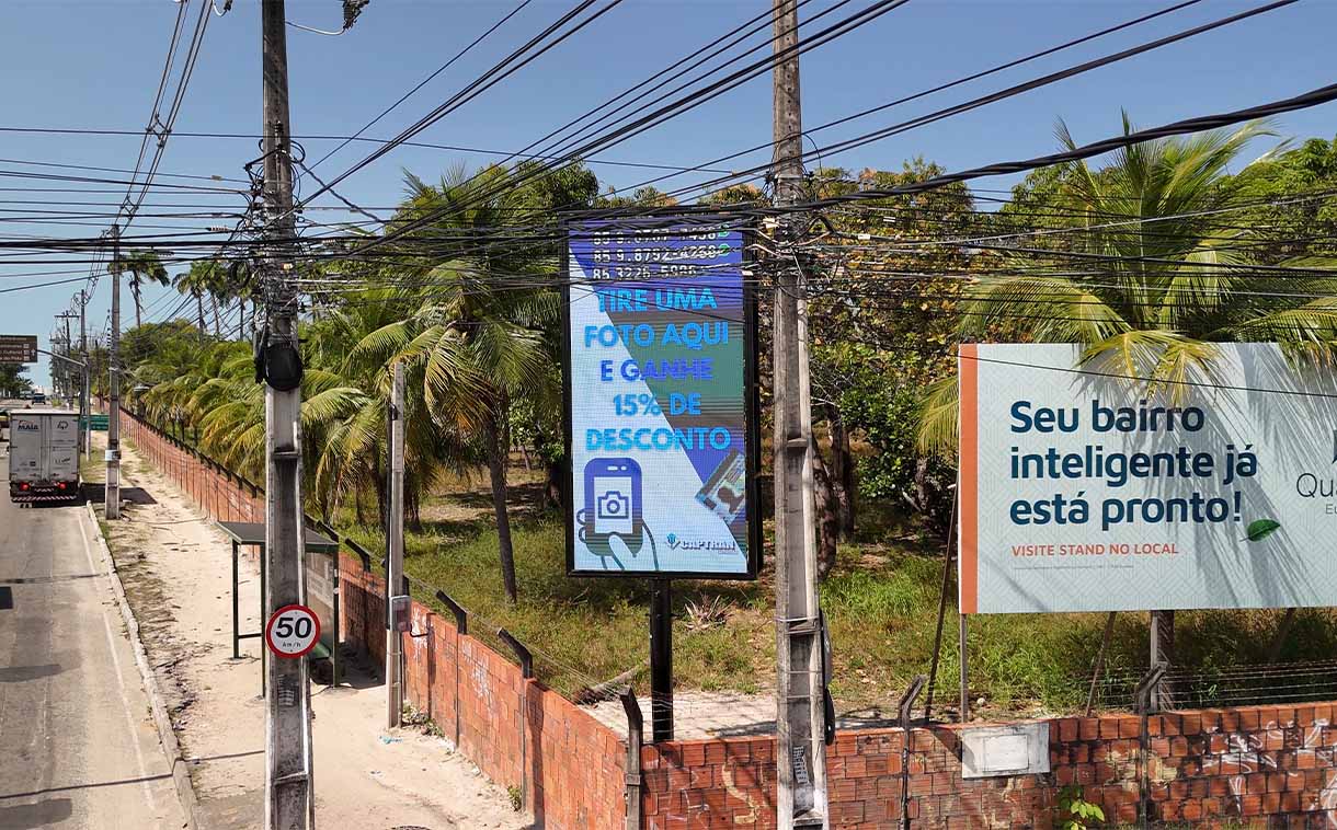 Painel de LED para lateral de campo