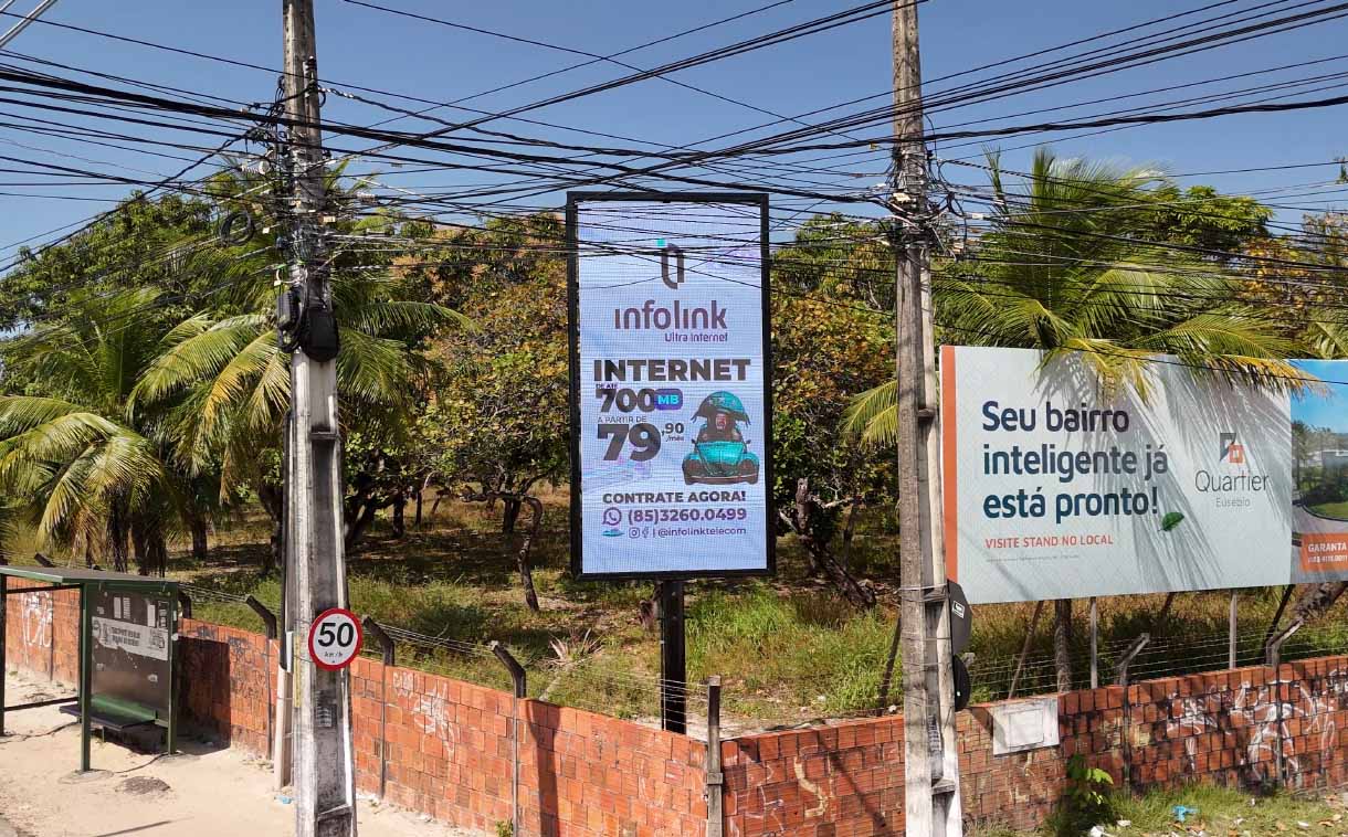 Painel de LED para lateral de campo