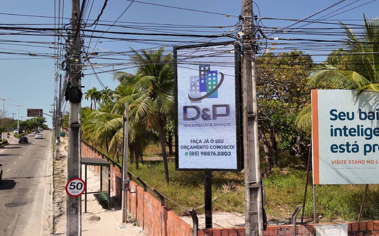 Painel de LED para lateral de campo