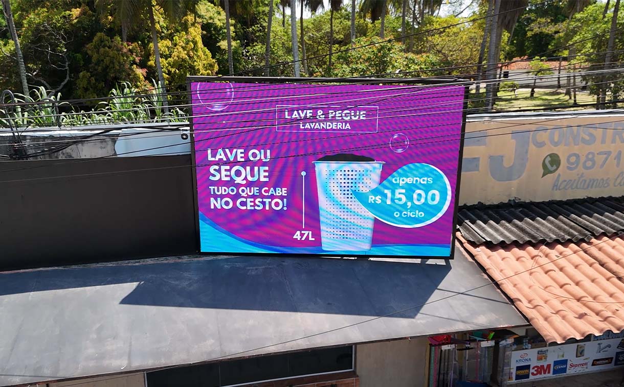 Painel de LED para lateral de campo