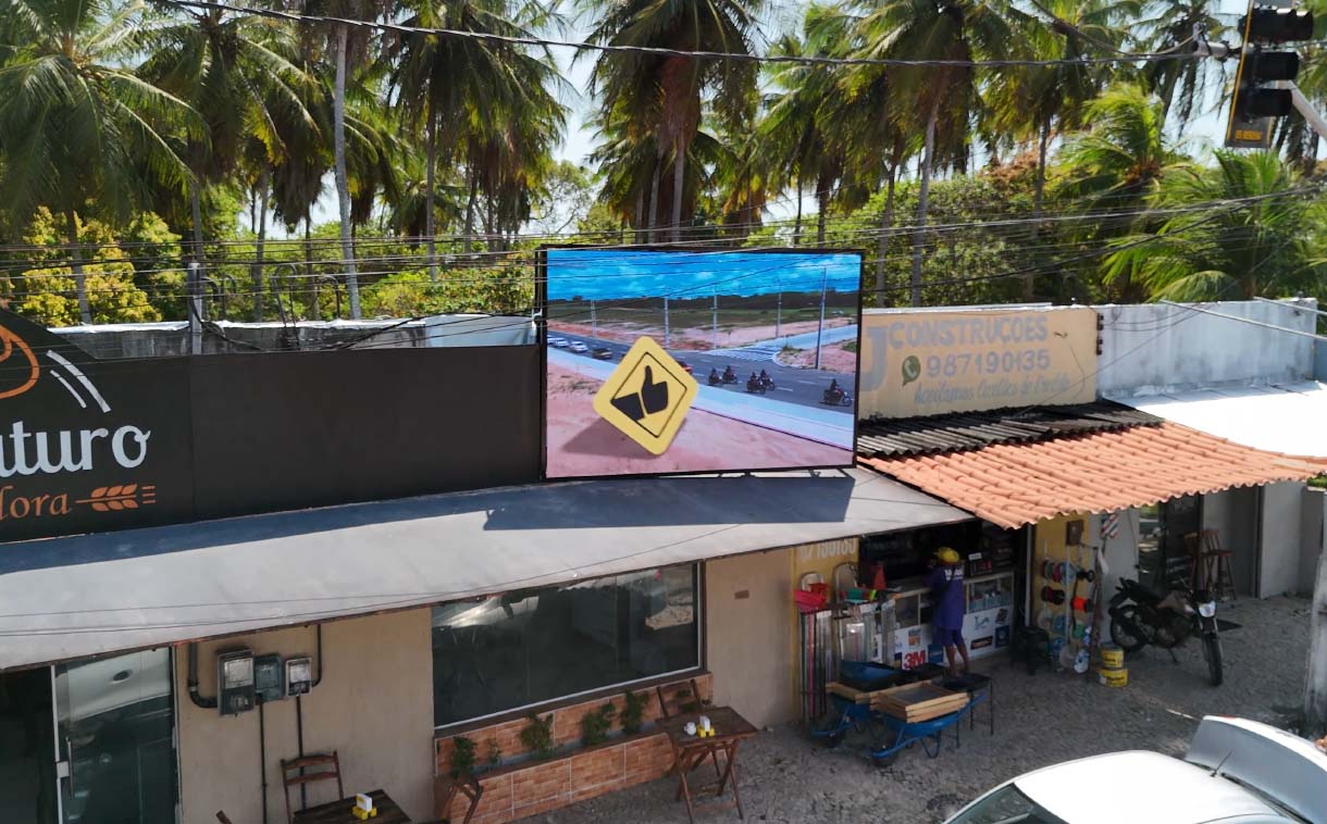 Painel de LED para lateral de campo