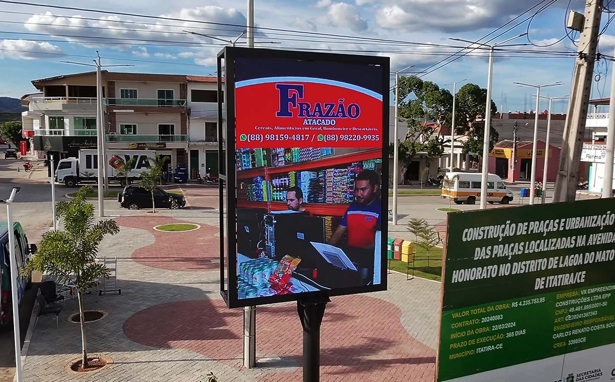 Painel de LED para lateral de campo