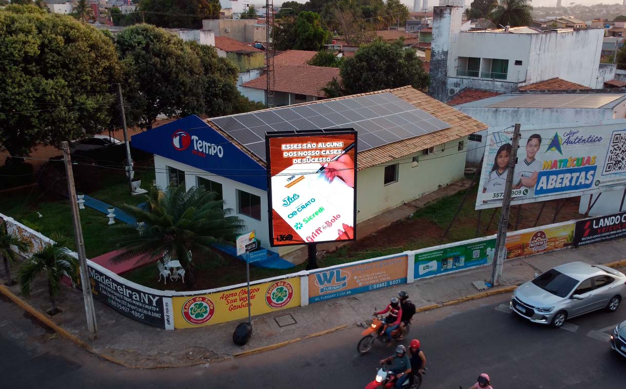 Painel de LED para lateral de campo
