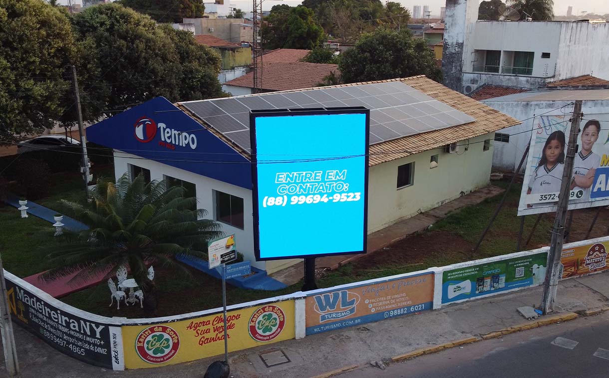 Painel de LED para lateral de campo