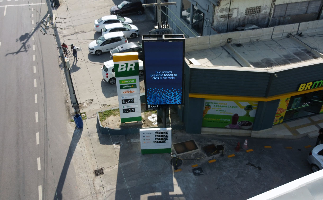 Painel de LED para lateral de campo