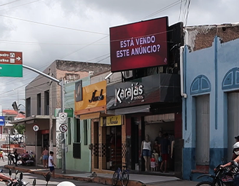 Instalação de Painéis de LED P5 5m x 3m e 3m x 2m moderniza publicidade em Morada Nova