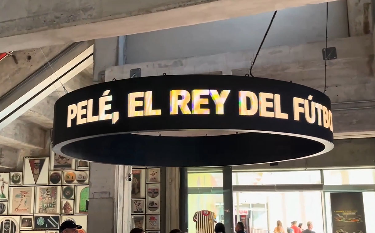 Painel de LED para lateral de campo