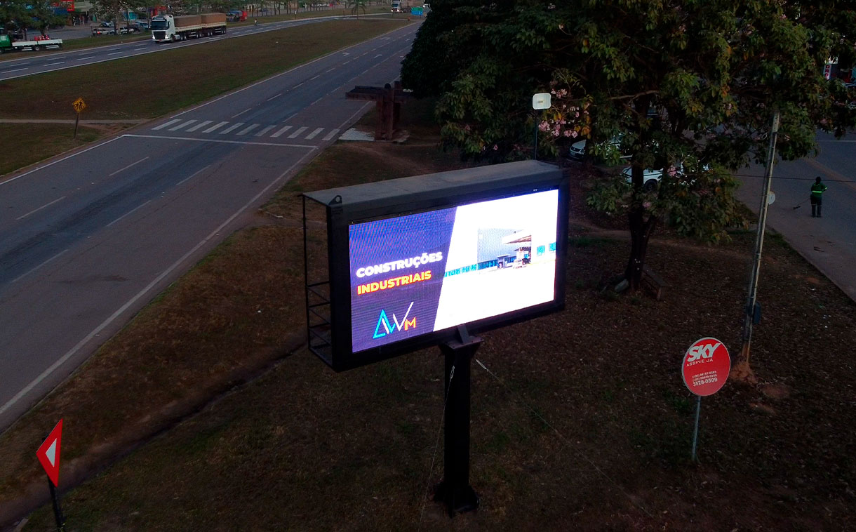 Painel de LED para lateral de campo