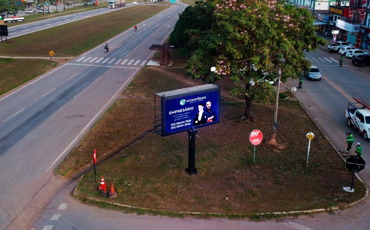 Painel de LED para lateral de campo